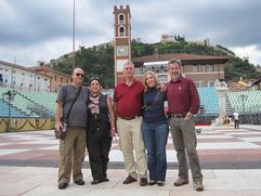 Yoav Shimoni with Luba, Ofer and Karni from Israel